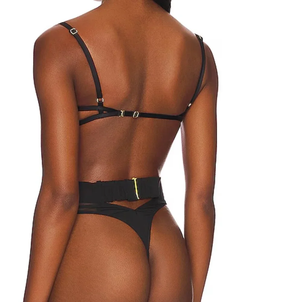 Bluebella Orla Wired Bodysuit Lingerie Romantic Sexy Lingerie in black
